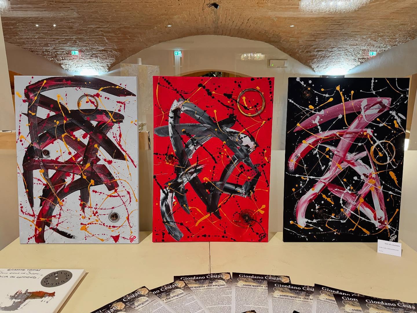 Opere in mostra di Giordano Cestari